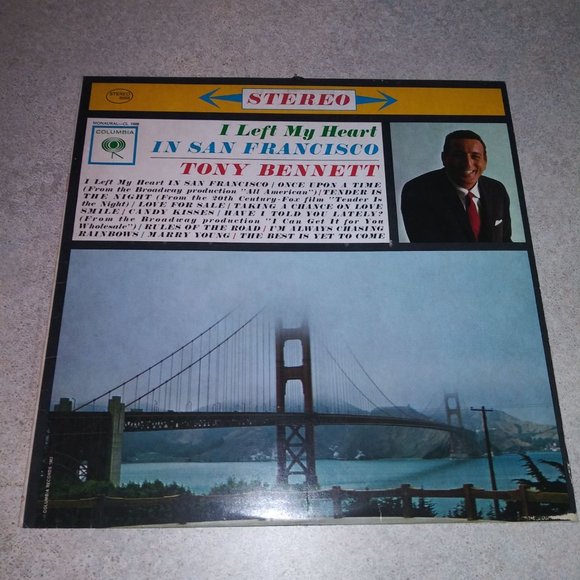 VINYL LP RECORD Tony Bennett – I Left My Heart In San Francisco